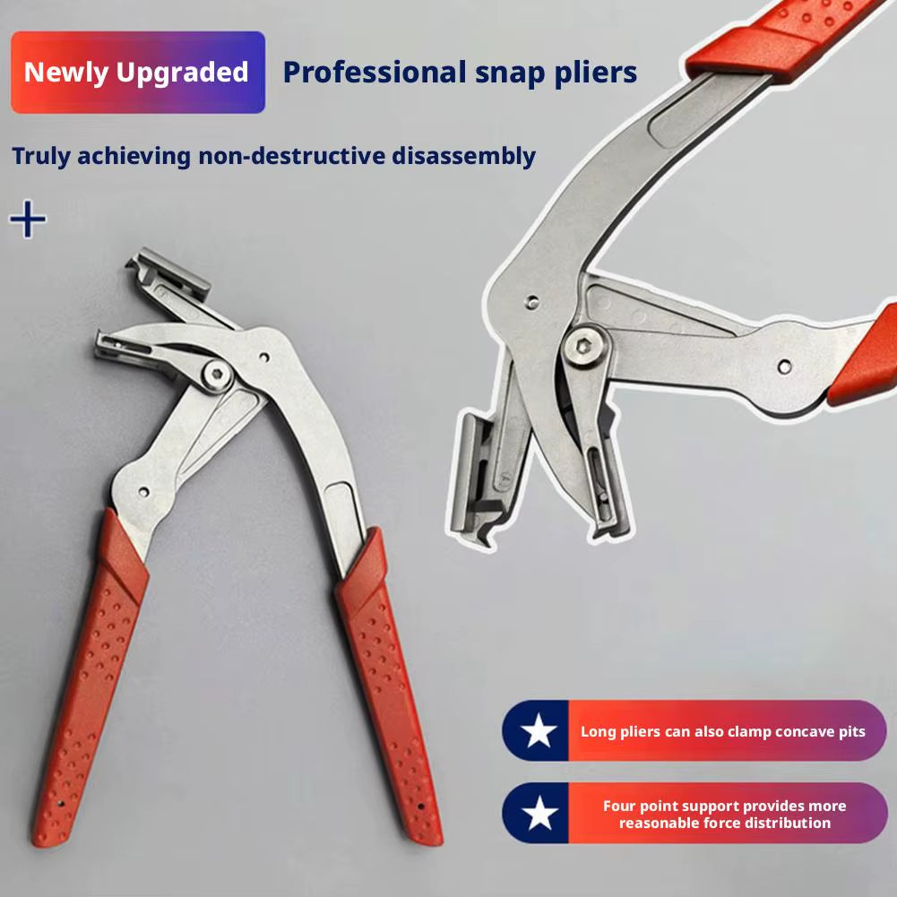Car Trim Clip Removal Pliers - Door Panel Fastener & Push Rivet Remover Tool