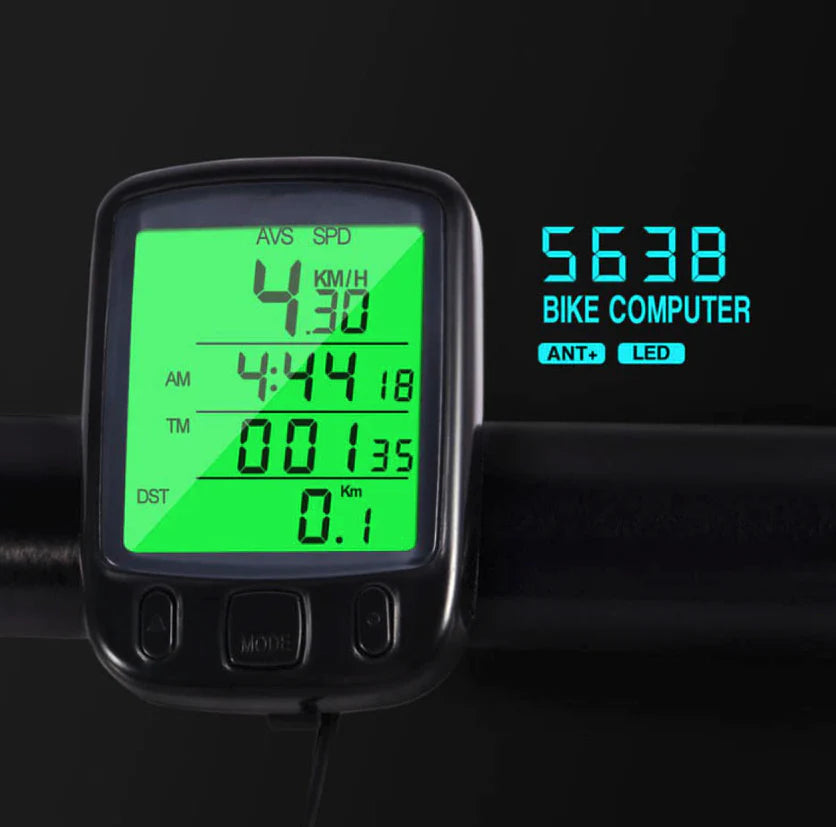 Bike Speedometer, Waterproof LCD Cycling Computer, Wired or Wireless – image 15