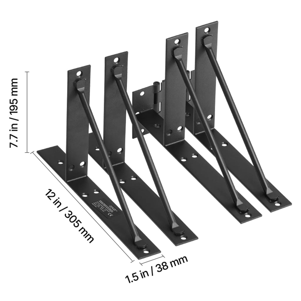 Anti-Sag Gate Corner Brace Kit with Latch for Wood Gates – image 8