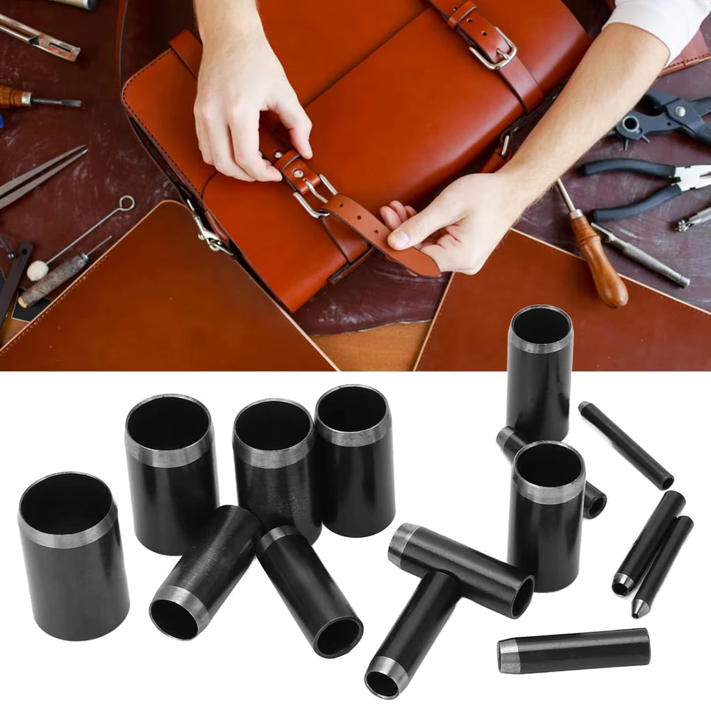 30 Piece Round Hollow Hole Punch Set 1 to 50mm with Case – image 7
