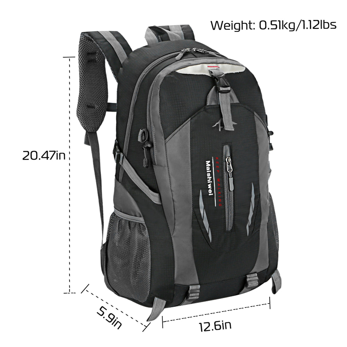 Hiking Daypack 36L – Waterproof Outdoor Travel Backpack – image 13