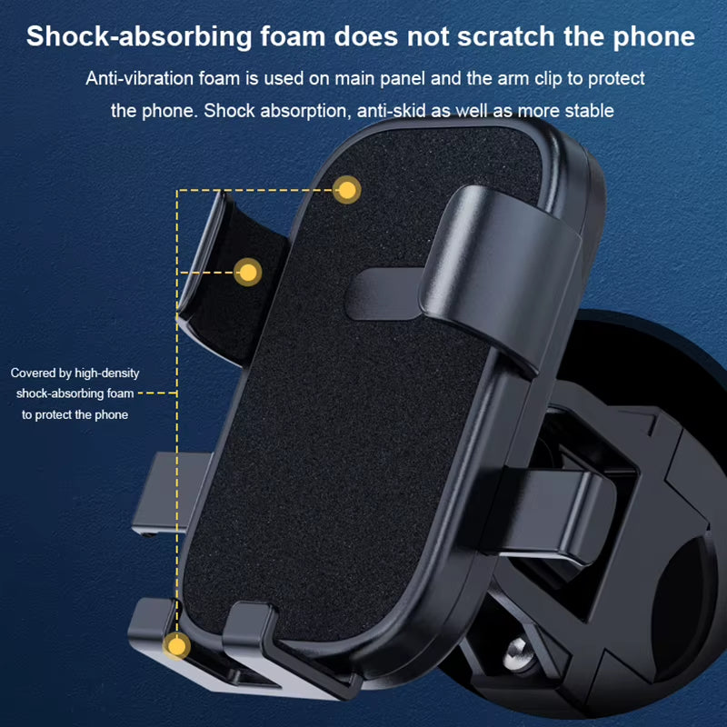 Bike Phone Mount - 360 Degree Rotating Handlebar Phone Holder – image 6