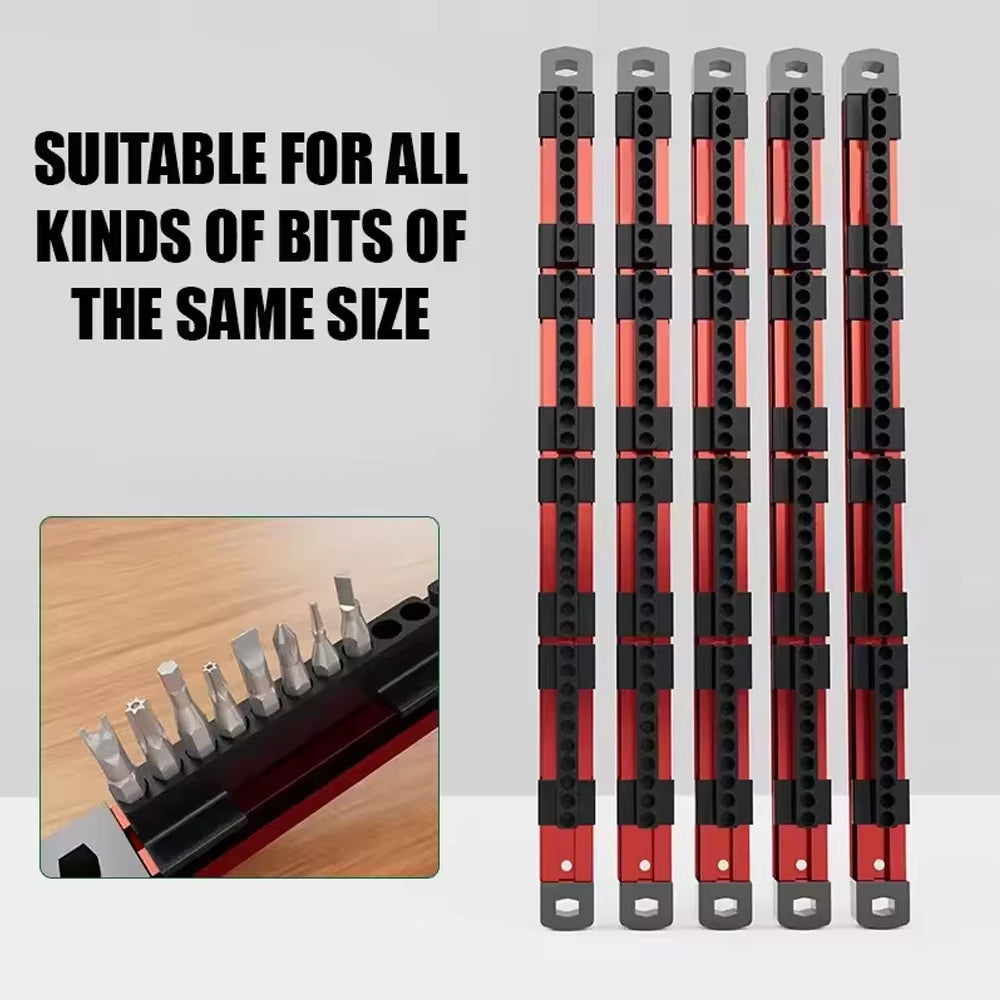Magnetic 40-Slot Screwdriver Bit Organizer Case – image 2