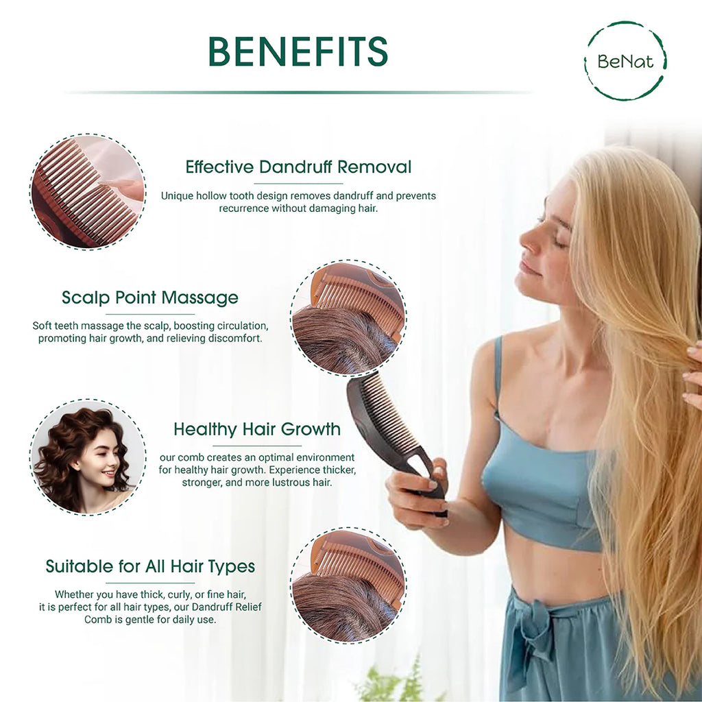 Scalp Comb – Self-Cleaning Dandruff Comb – image 4
