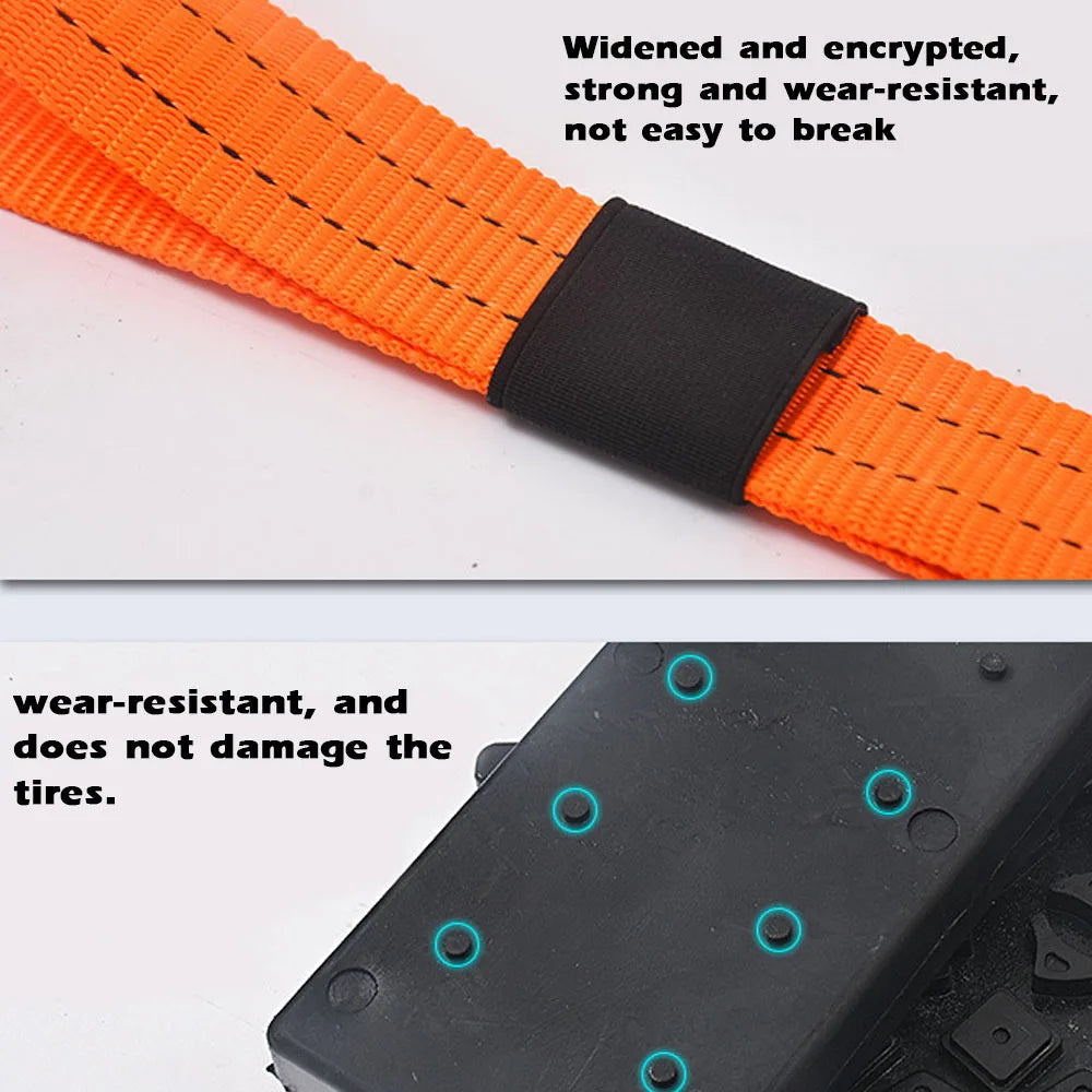 Tire Traction Cleat - Strap-On Snow and Mud Recovery Grip – image 7