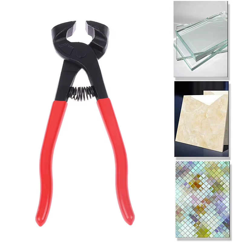 Construction Tile Nippers 8 Inch - Carbon Steel Mosaic & Ceramic Nipper – image 2