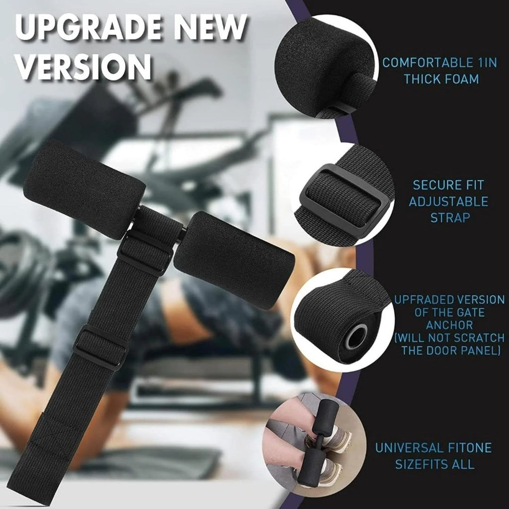 Hamstring Curl Band - Adjustable Sit-Up Foot Holder for Door or Bed – image 8