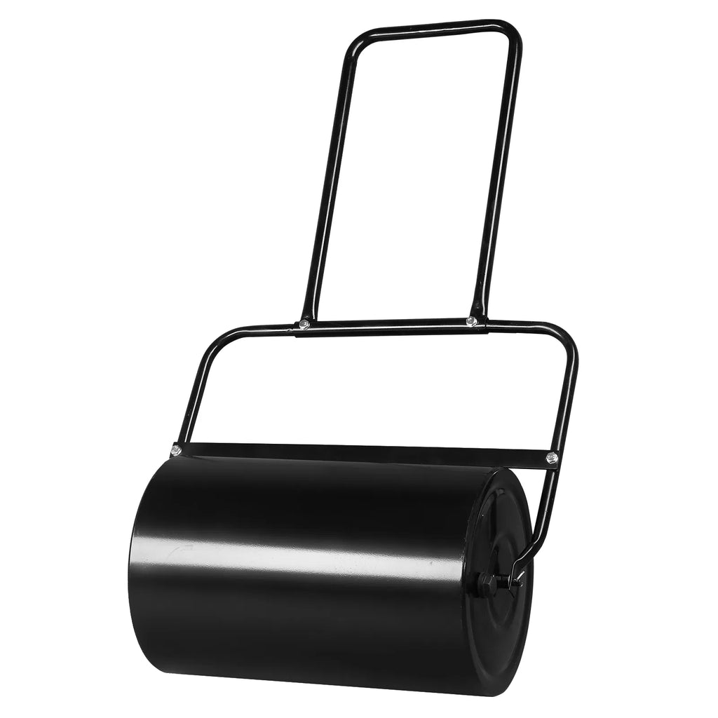 Lawn Roller 19.5 in Steel Drum, Push or Tow, 10 Gal Water Fill