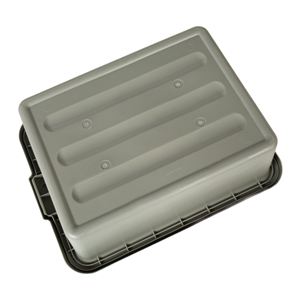 Meat Lugs with Lids 6-Pack, 9 Gallon Food Grade Bus Tubs – image 4
