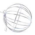 Hay Ball Feeder - Stainless Steel Hanging Hay Rack for Small Pets