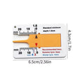 Tire Tread Depth Gauge 0-20mm Slide Ruler for Cars & Trucks