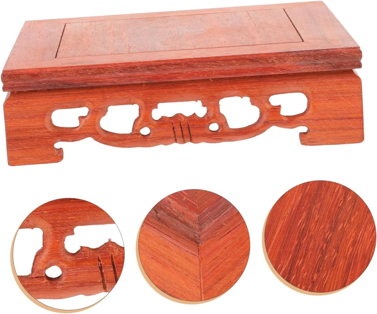 Wooden Display Stand - Round Riser Base for Vases and Decor – image 4