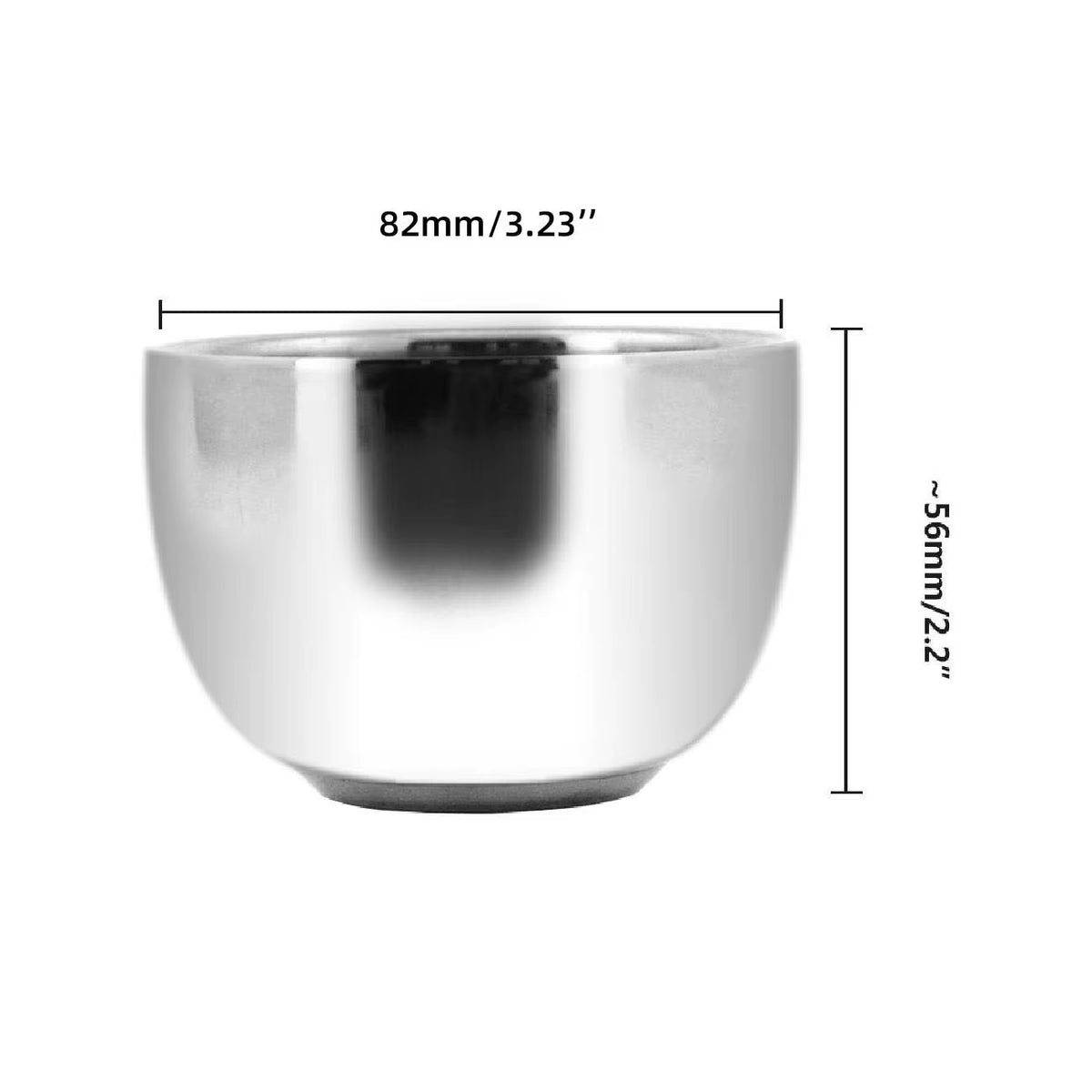 Weighted Shaving Stand and Stainless Soap Bowl Set – image 6