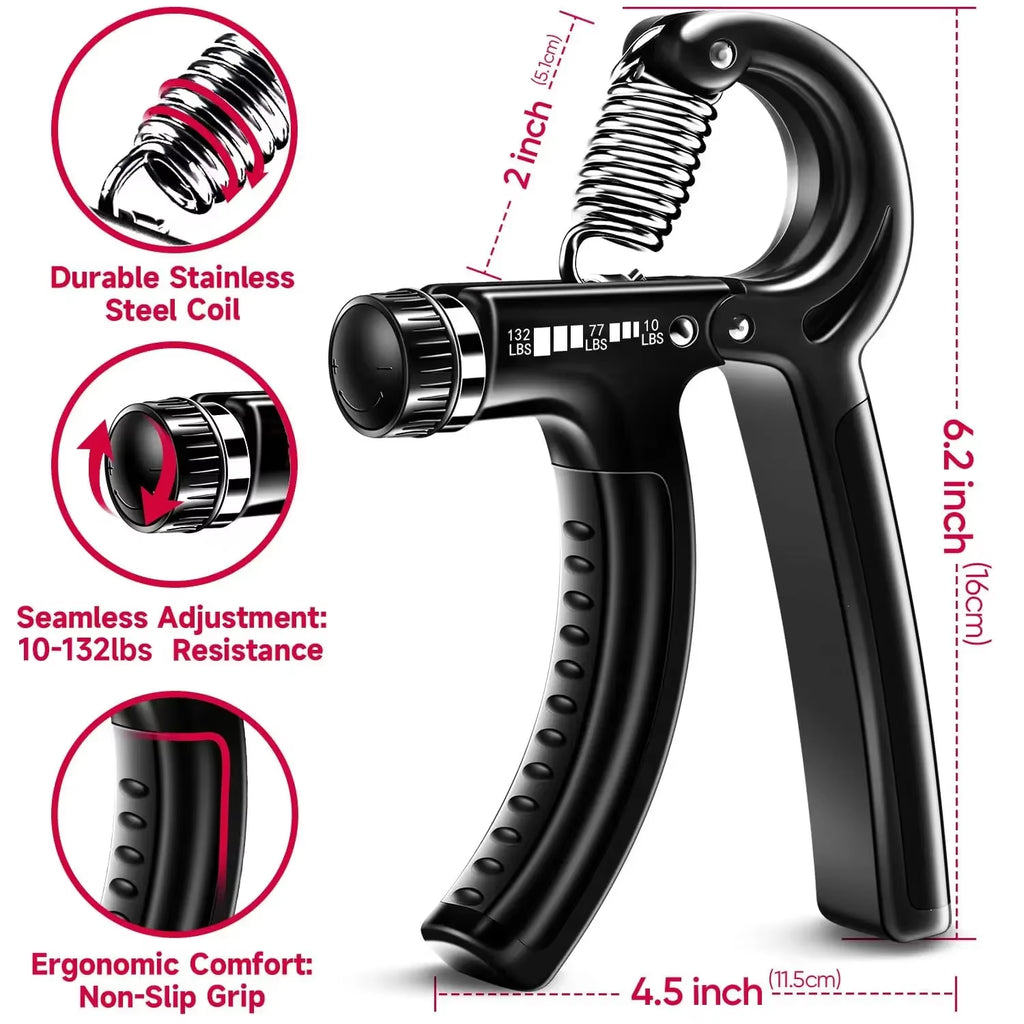 Adjustable Hand Grip Strengthener, 5-60 kg – image 3