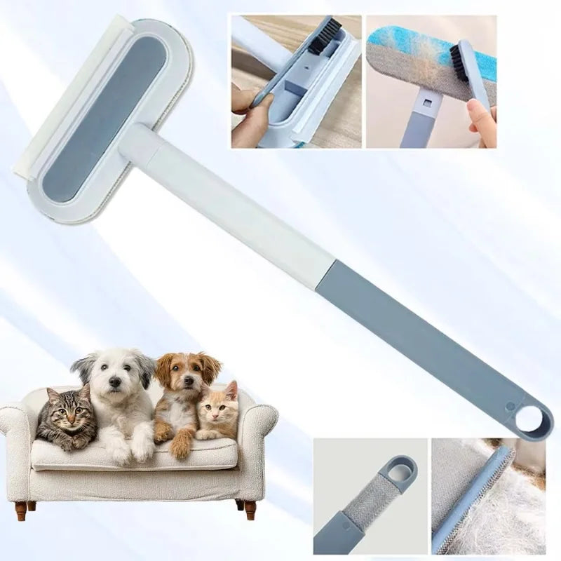 Pet Hair Remover Brush – 3-in-1 Long Handle Fur and Lint Scraper – image 5