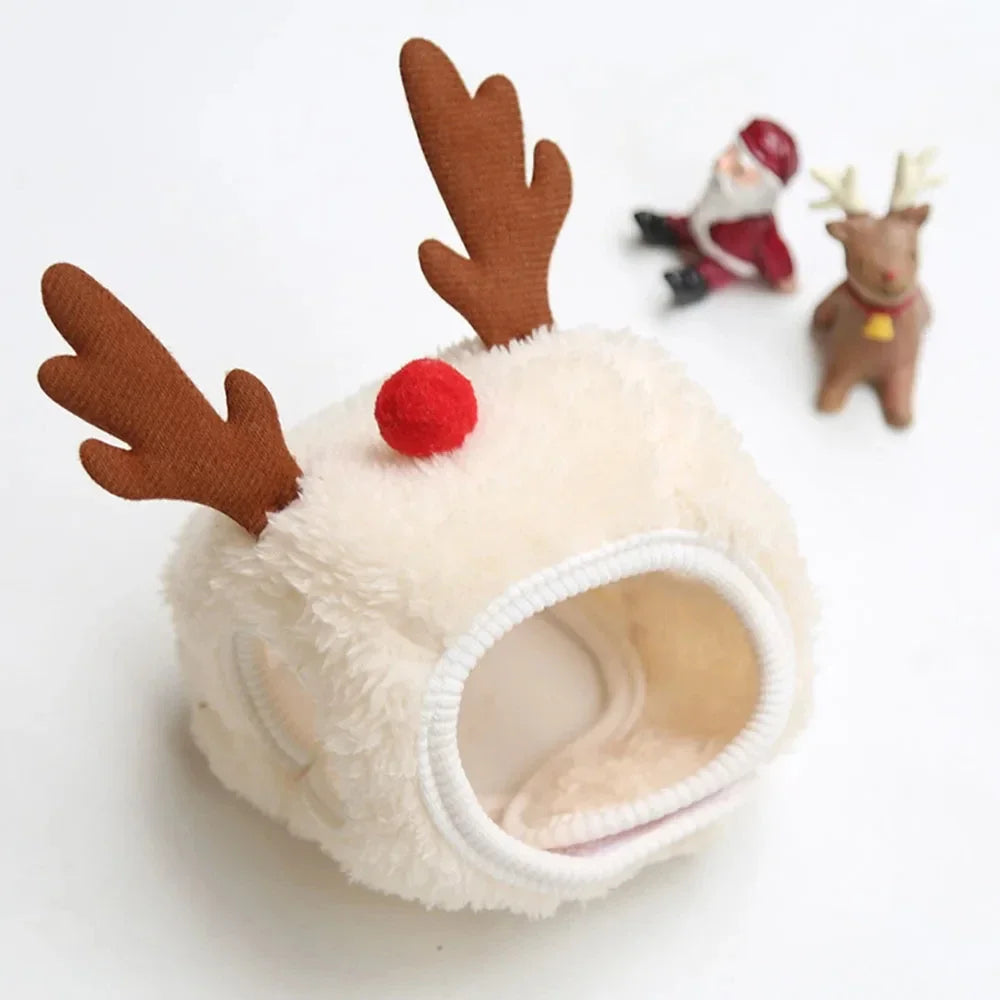 Christmas Pet Costume Set - Santa Hat & Scarf for Cats & Dogs