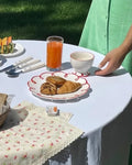 Cloud Shaped Ceramic Dinner Plates, Set of 2
