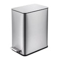 Kitchen Trash Can 5L Stainless Steel Small Bin, Black