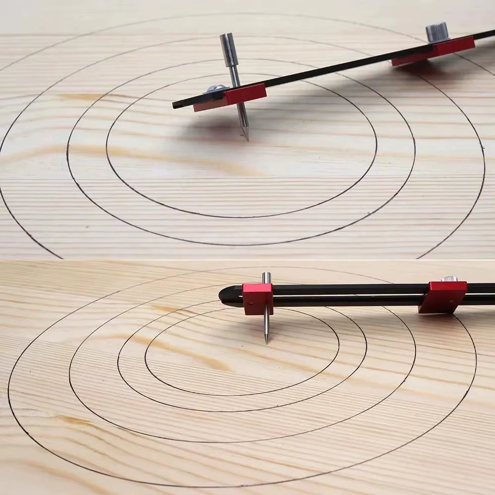 Beam Compass for Woodworking - Aluminum Circle Scribe up to 24 in – image 3