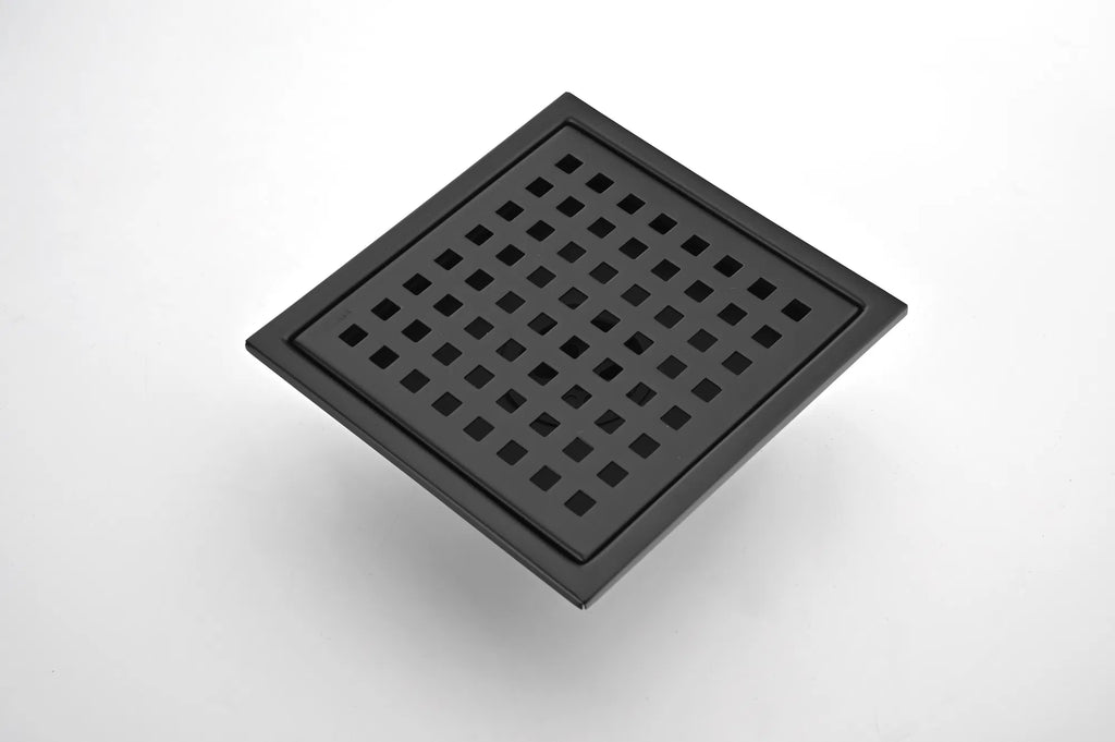 6 in Square Floor Drain with Removable Grid Grate – image 5