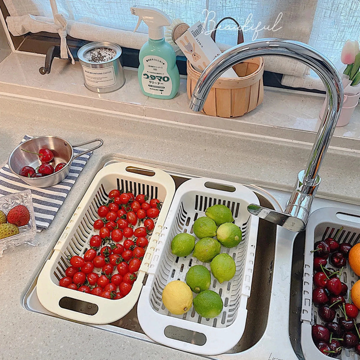 Expandable Over-Sink Drain Basket – image 2