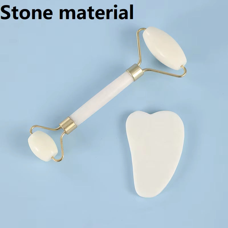 Gua Sha Stone Set - 2-Piece Facial Massage Tool