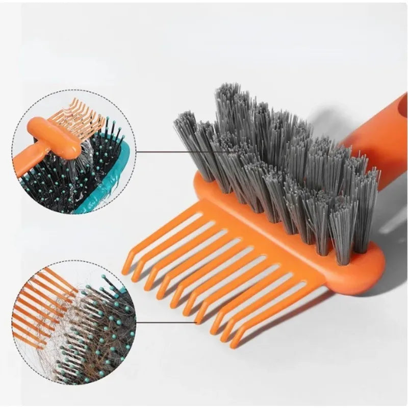 Hair Brush Cleaner Tool - 2-in-1 Comb Cleaning Rake – image 3