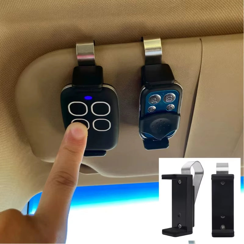 Garage Door Remote Visor Clip Adjustable Sun Visor Holder – image 2