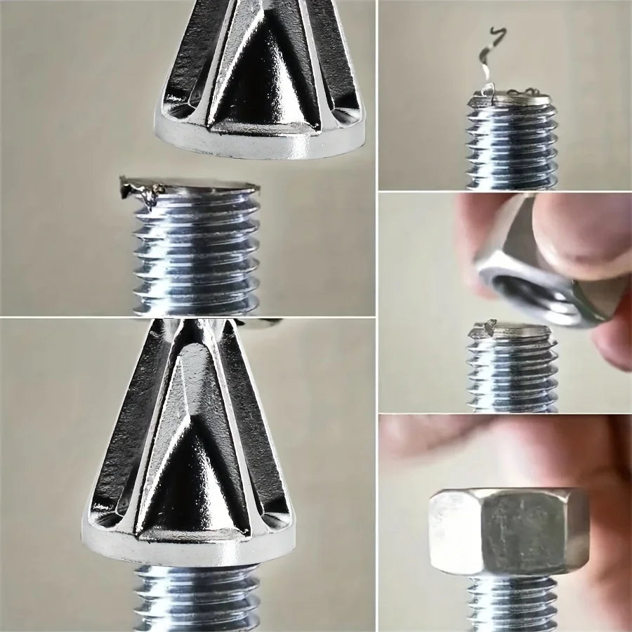 Deburring Chamfer Tool, Drill-Mounted External Edge Trimmer – image 6