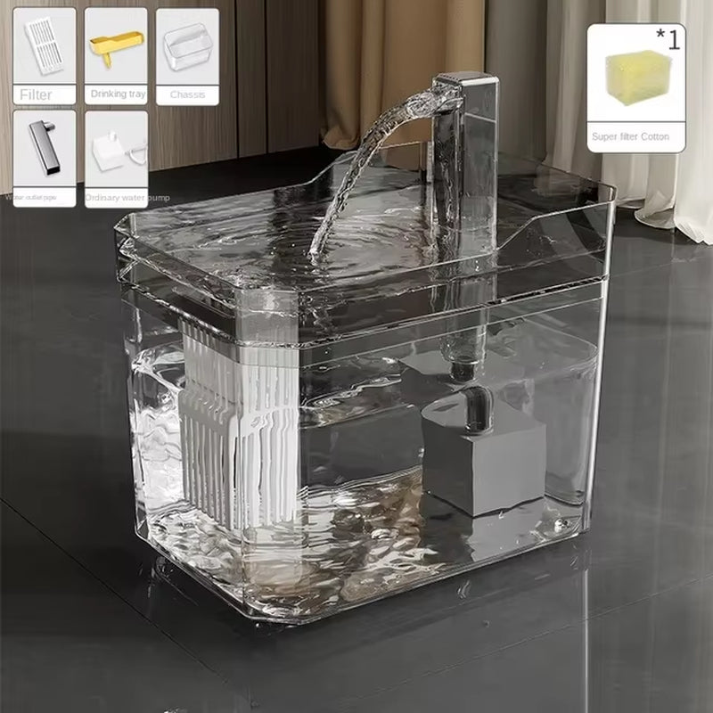 Cat Water Fountain 1.5L – Filtered Pet Water Dispenser – image 8