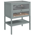 3-Tier Wooden Hamster Cage with Openable Top and Storage Shelf – image 1