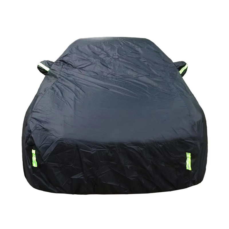 Full Car Cover, Waterproof Outdoor Auto Cover with Reflective Strips – image 3
