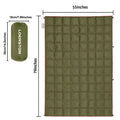 Packable Camping Blanket for Cold Weather, Water-Resistant Travel Quilt