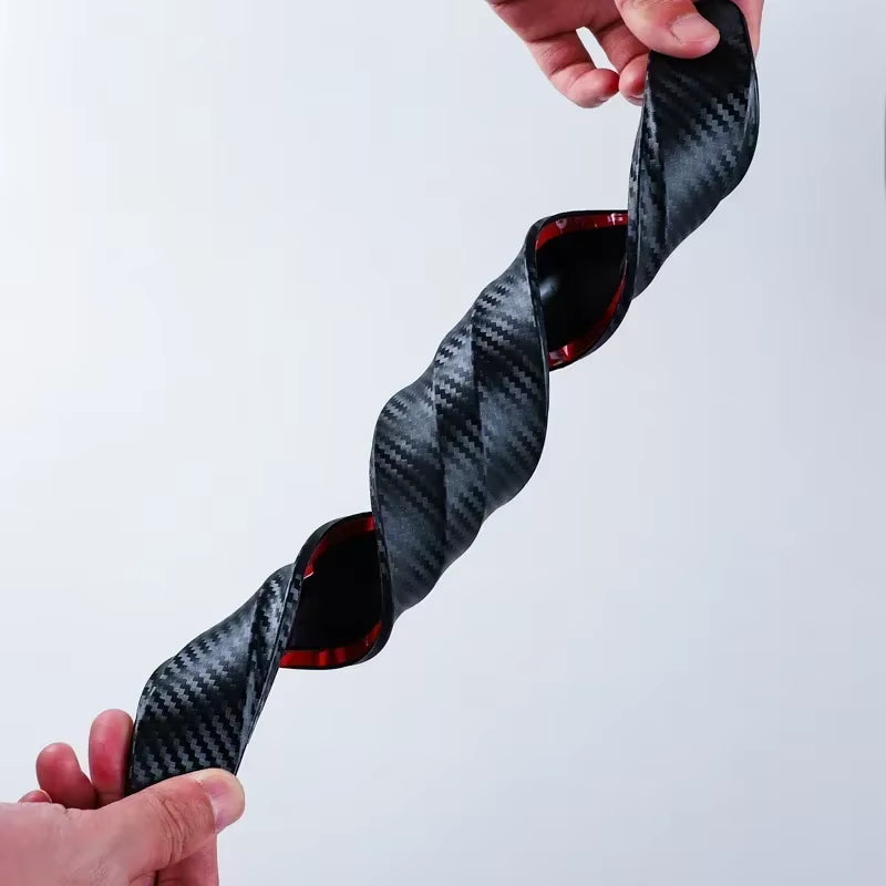 Car Bumper Guard Protector Strips - Universal Rubber Front & Rear Bumper Lip Guard