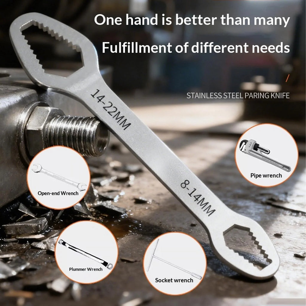 Self-Adjusting Wrench – Universal Double-Ended – image 3