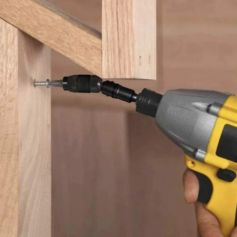 Magnetic Drill Bit Extension Guide - 1/4 Inch Hex Quick Change Screw Guide