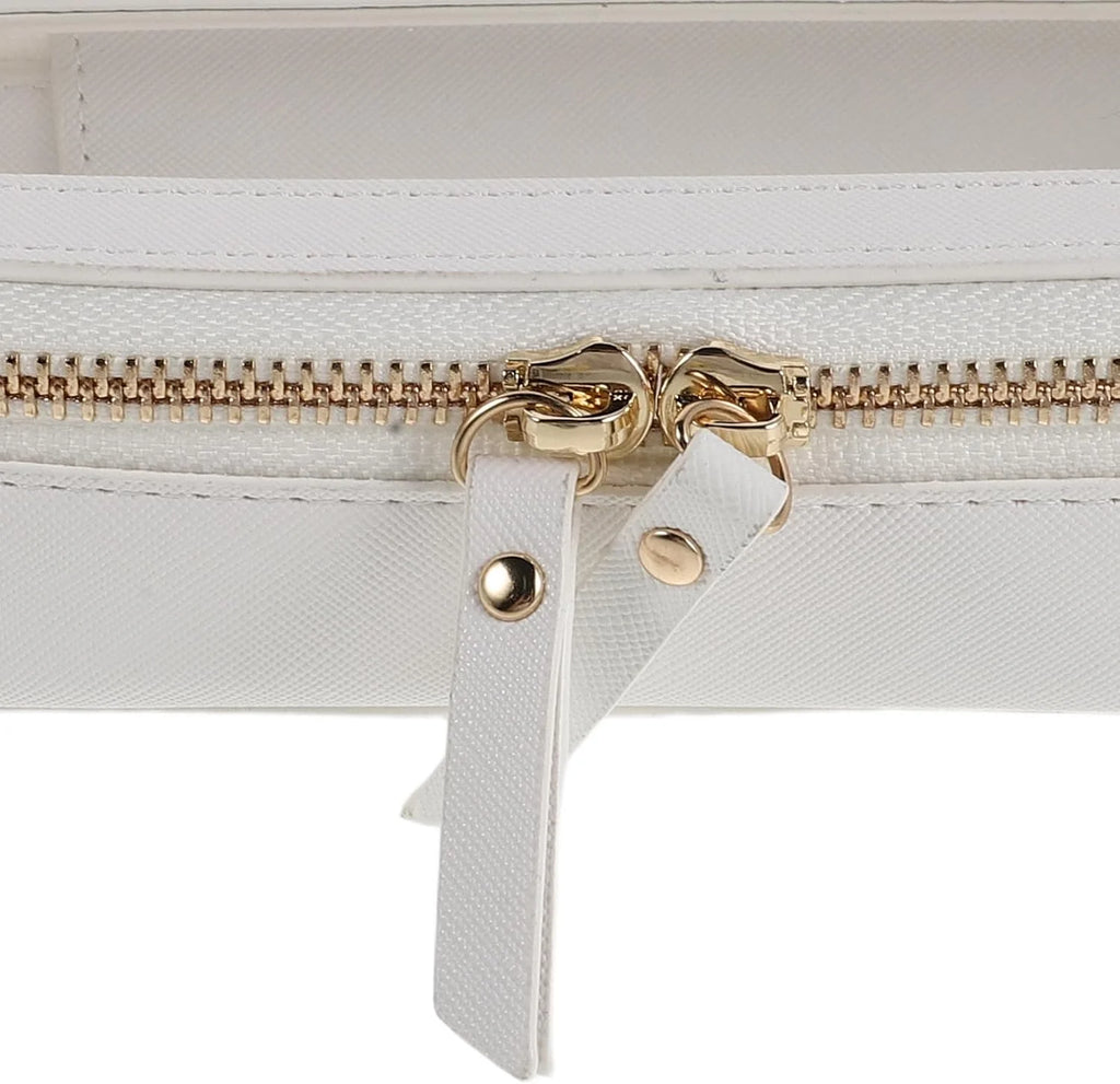 Makeup Bag with Clear Window, Waterproof Travel Zipper Case – image 4