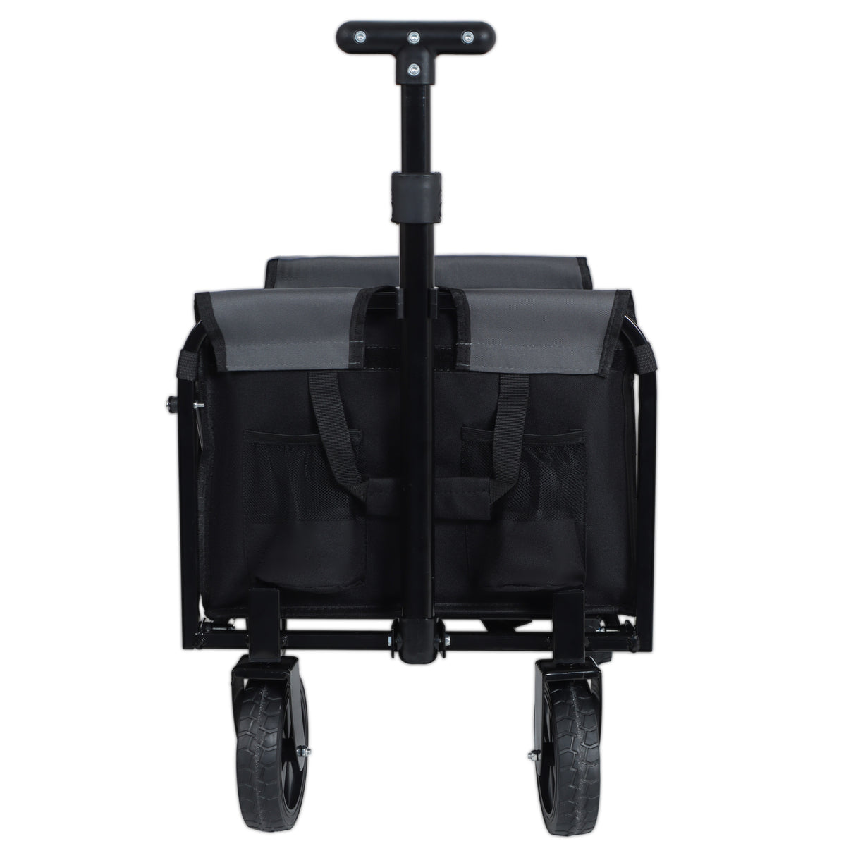 Convertible Folding Camping Wagon with Bench Seat and Storage – image 3