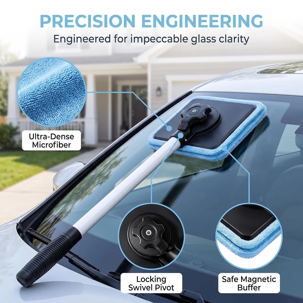 Magnetic Windshield Cleaner – Double-Sided Car Glass Cleaning Tool – image 4
