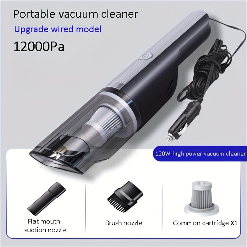Car Vacuum Cleaner 12V Corded Handheld with HEPA Filter