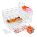 25-Piece Clear Drawer Organizer Tray Set – image 8
