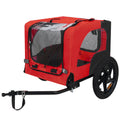 Folding Dog Bike Trailer for Small & Medium Dogs, Quick-Release Wheels – image 1