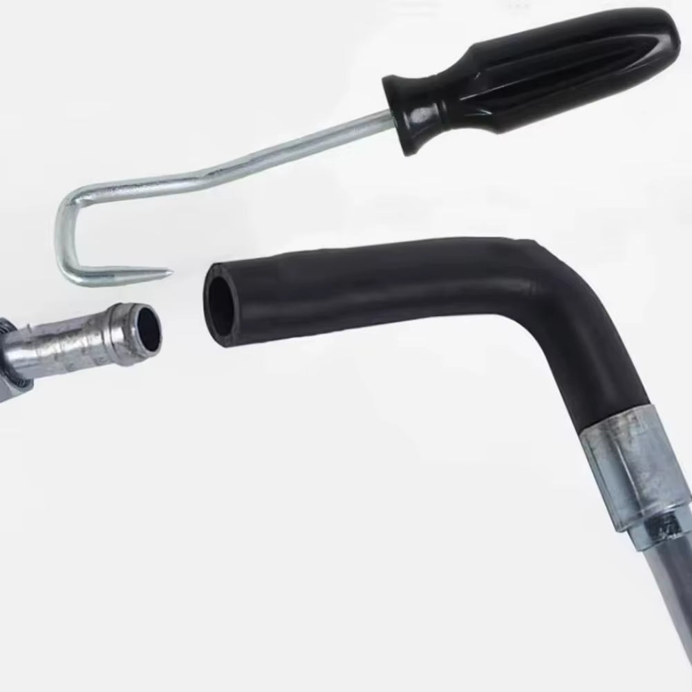 Mechanic Hose Removal Tool, Curved Steel Hook for Radiator Hoses – image 4