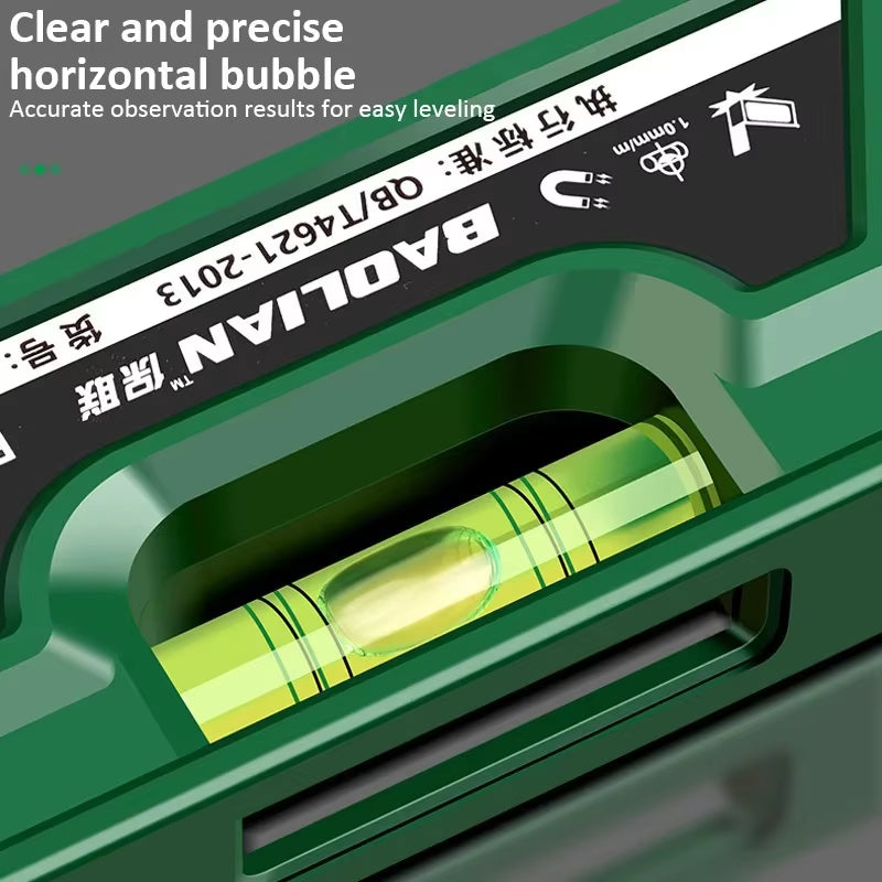 Magnetic Torpedo Level 9" - 3-Bubble Spirit Level, 0/45/90 Degree – image 3