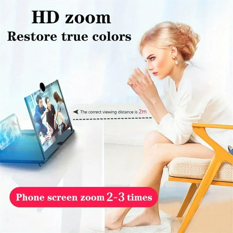 Phone Screen Magnifier – 10 Inch HD Fold-Out Amplifier Stand – image 5
