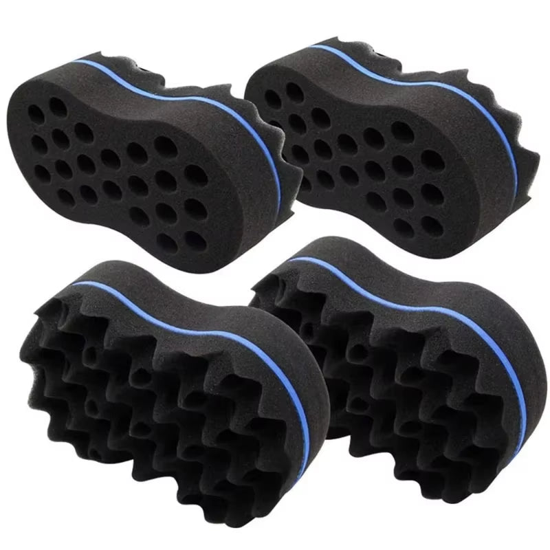 Double-Sided Curl Sponge Brush for Twists & Waves