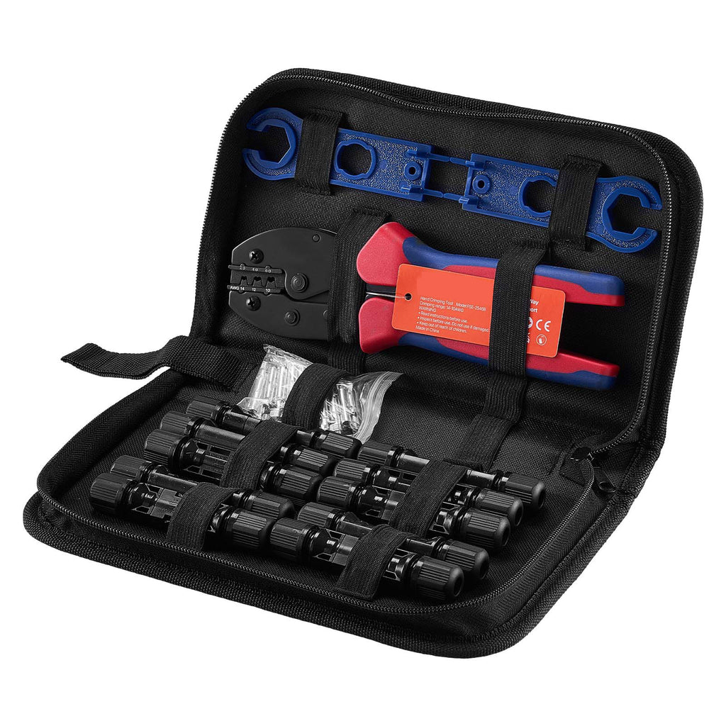 Solar Connector Crimping Tool Kit – Ratcheting 14–10 AWG – image 6
