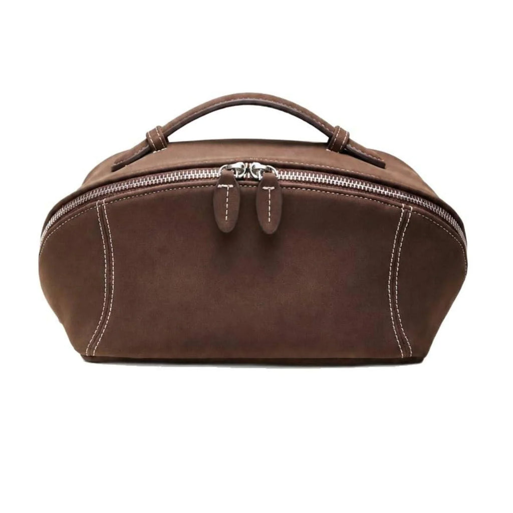Flat Lay Makeup Bag, PU Leather Travel Cosmetic Organizer – image 3