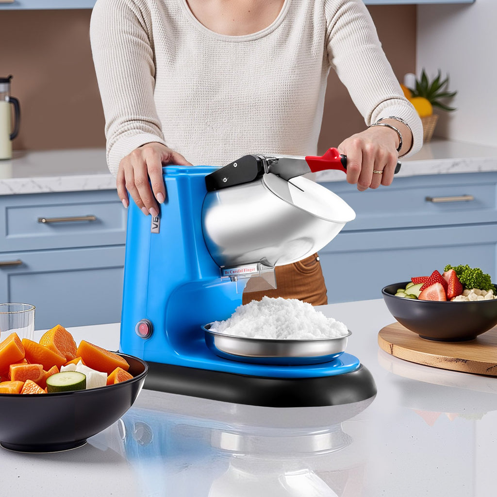 Electric Ice Shaver & Snow Cone Machine, 220 lb/h Commercial Ice Crusher – image 9
