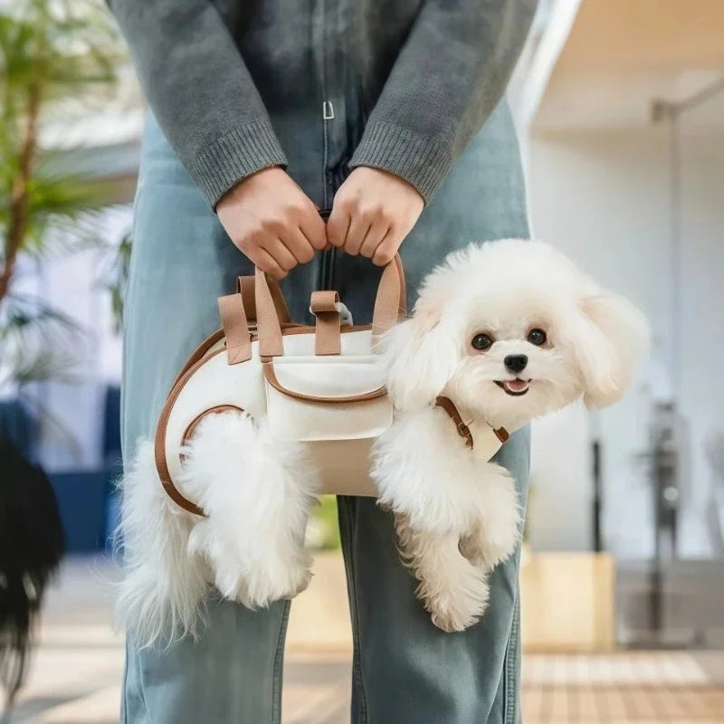 Dog Sling Carrier, Breathable Mesh Pet Carrier Bag S/M/L – image 4